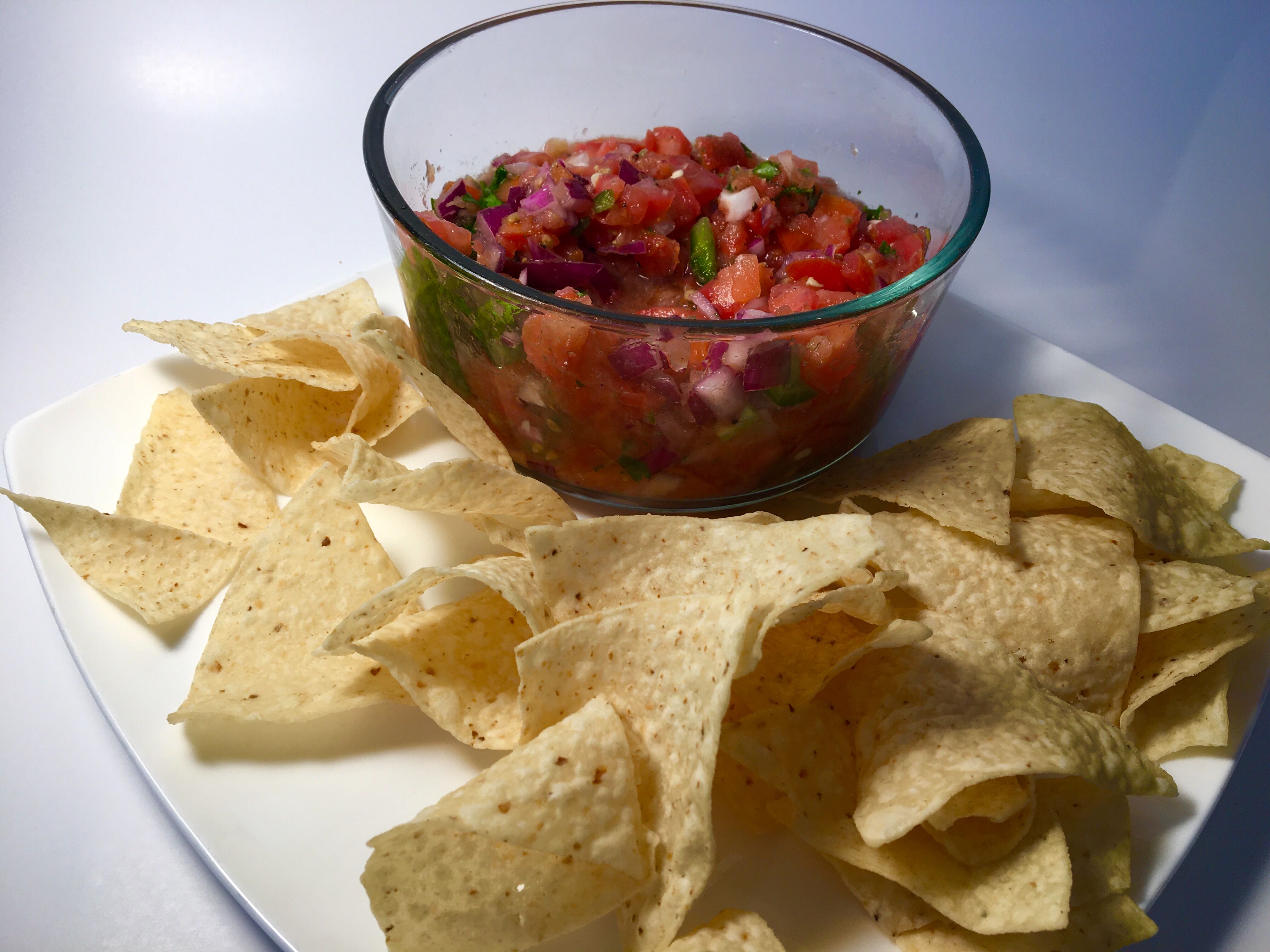 Bowl of Salsa and Chips